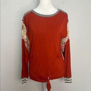 Tiny Tie Front Shirt Size XS